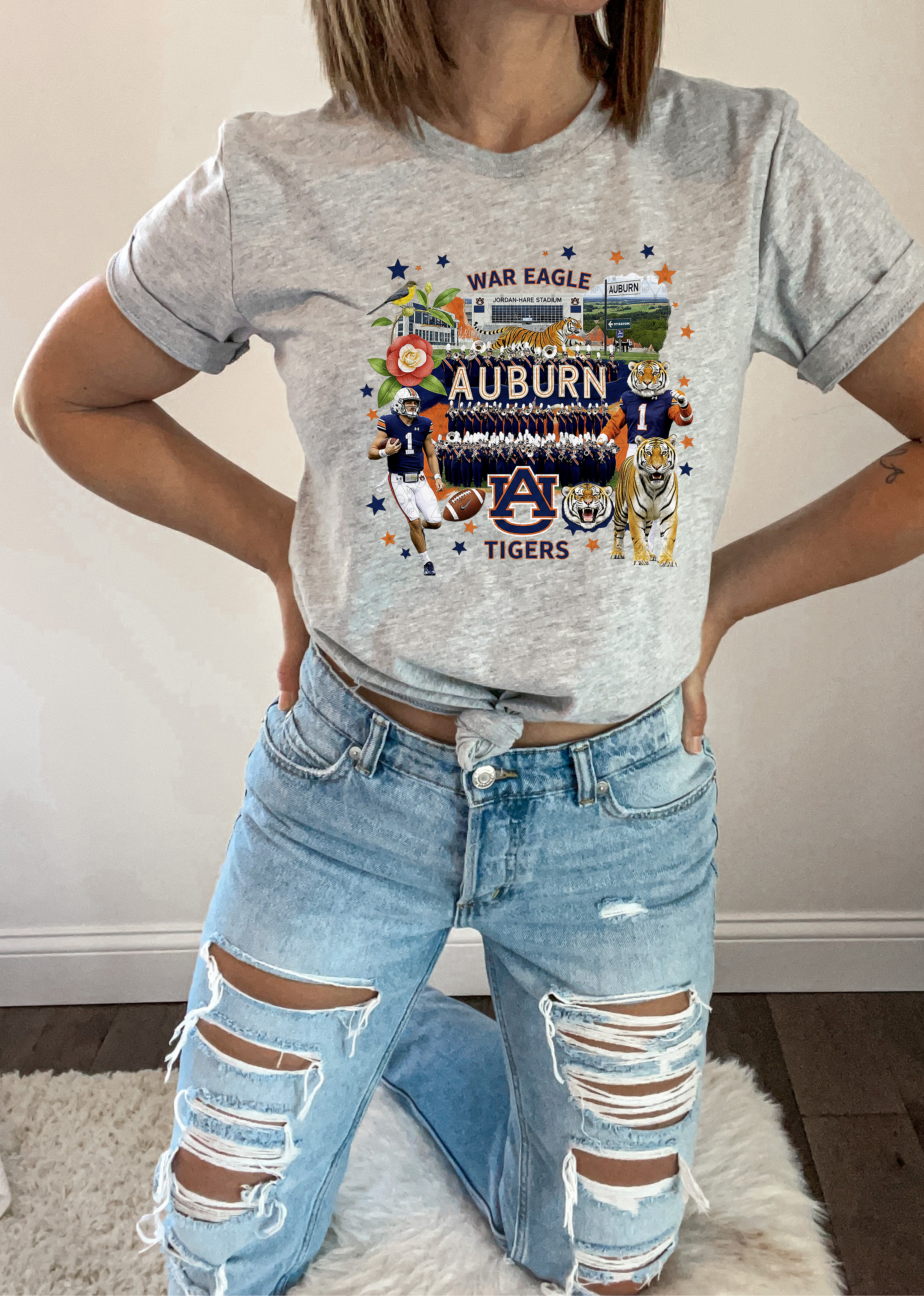 Auburn Whimsical Collage