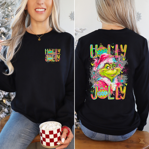 Load image 1 in gallery view. Bright Holly Jolly