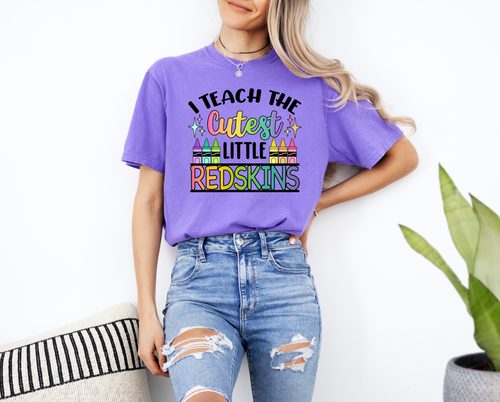 Load image 1 in gallery view. I Teach The Cutest Little Redskins