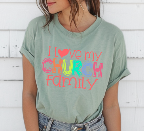 Load image 1 in gallery view. I Love My Church Family