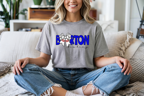 Load image 1 in gallery view. Blue Barton Bowling Doodle