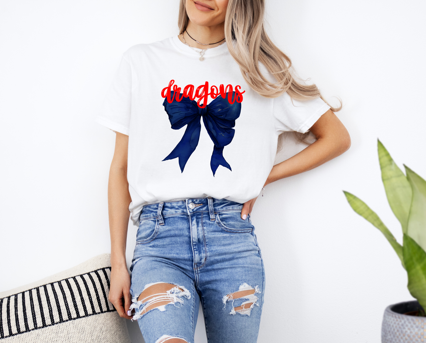 Dragons Coquette Navy/Red