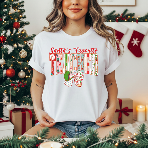 Load image 1 in gallery view. Santa's Favorite Teacher