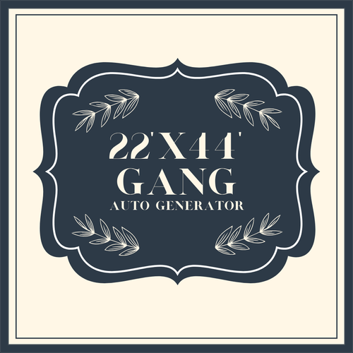 Load image 1 in gallery view. 22" x 44" Gang Sheet Auto Generate Builder