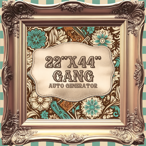 Load image 1 in gallery view. 22" x 44" Gang Sheet Auto Generate Builder