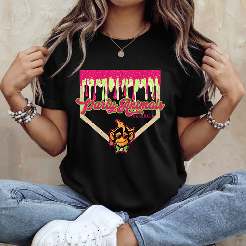 Load image 1 in gallery view. Party Animal Baseball Drip