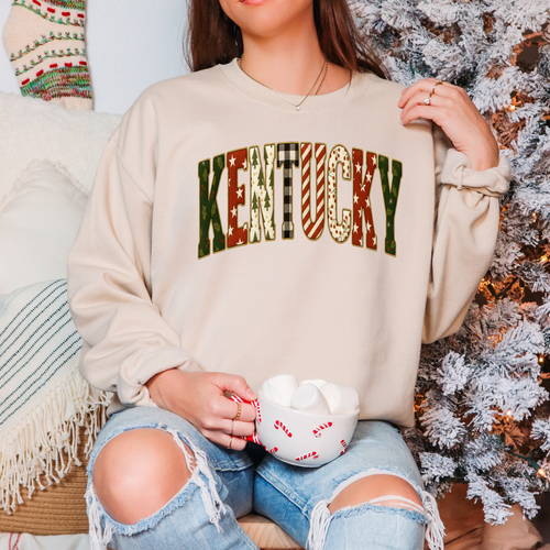 Load image 1 in gallery view. Vintage Kentucky Christmas