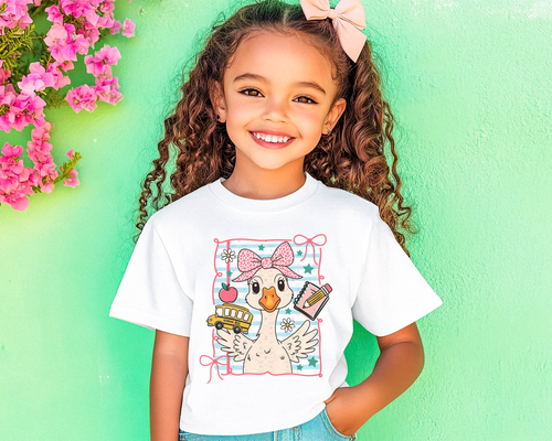 Load image 1 in gallery view. Girly Back To School Goose