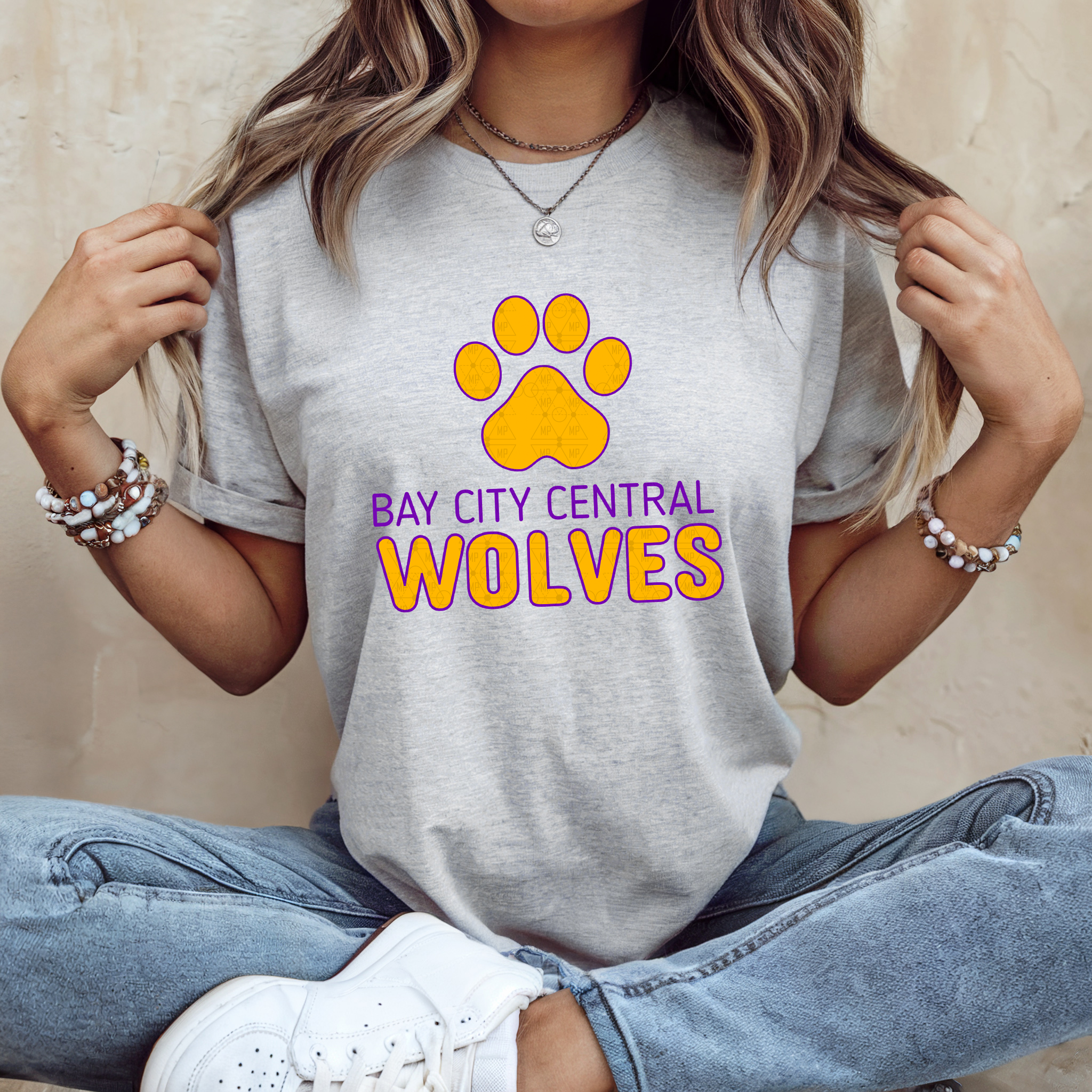 Bay City Central Wolves Paw