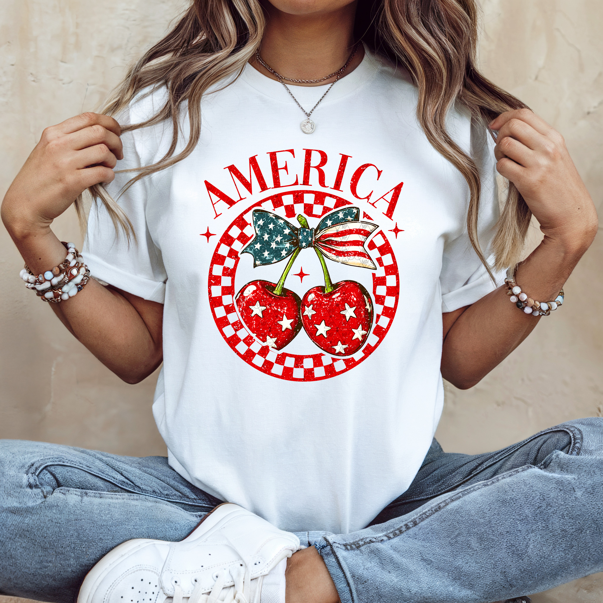 America Checkered Circle