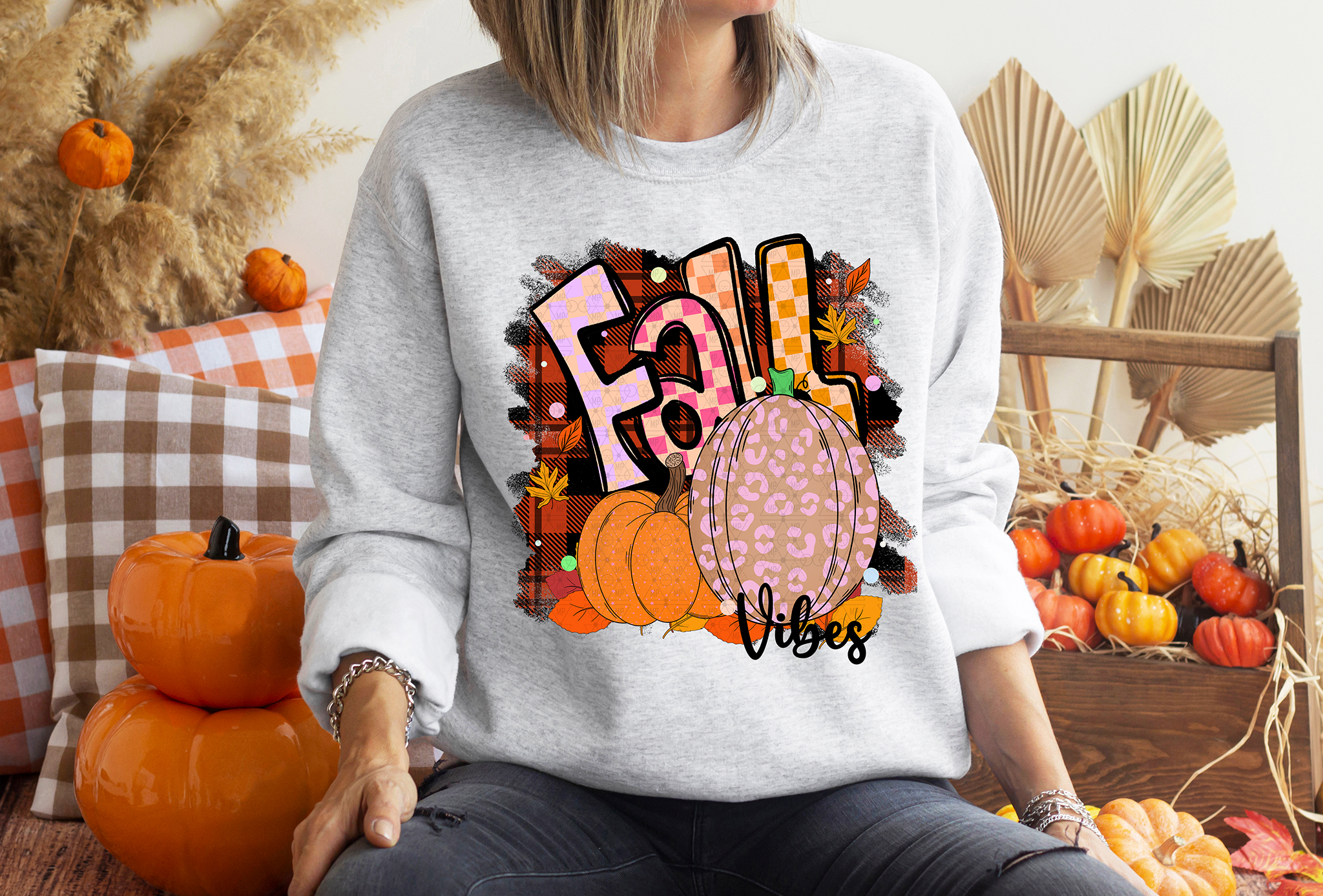 Funky Fall Leopard Pink Pumpkin
