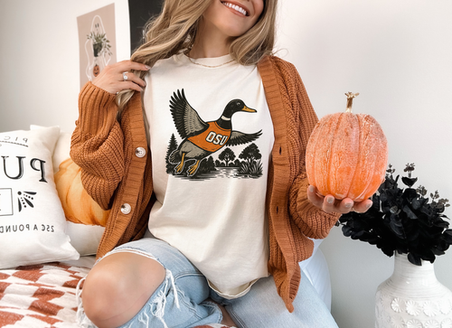 Load image 1 in gallery view. Oklahoma Duck Hunt Orange