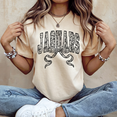 Load image 1 in gallery view. Lace Jaguars Black