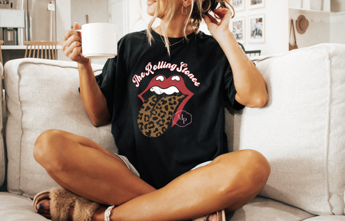 Load image 1 in gallery view. Rolling Stones Leopard