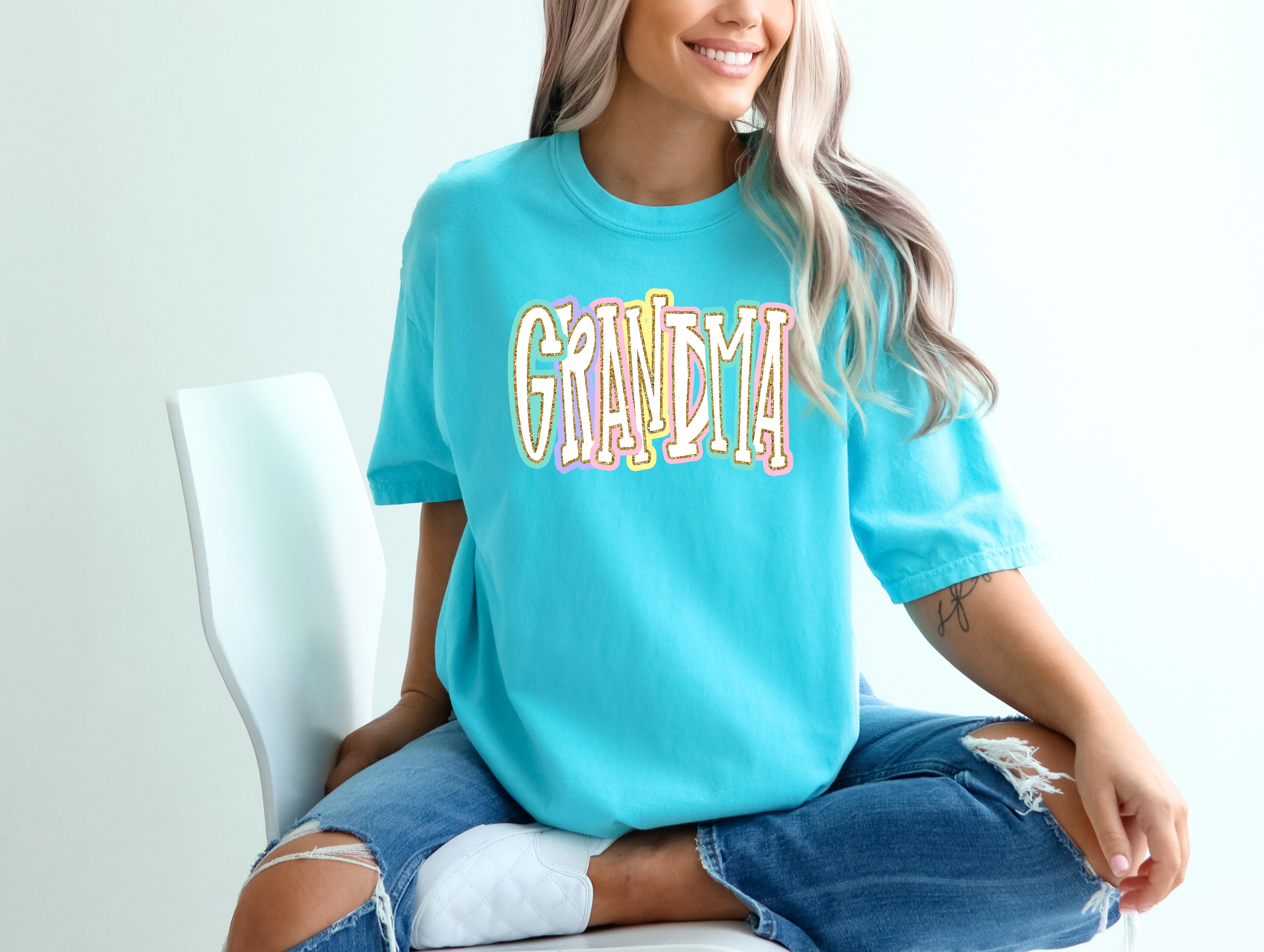 Grandma Pastel Outline