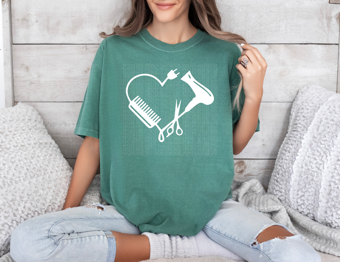 Hair Heart White