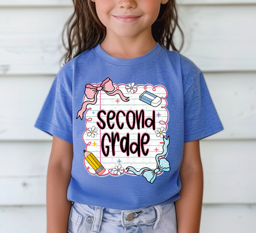 Load image 1 in gallery view. Second Grade Cute Notebook