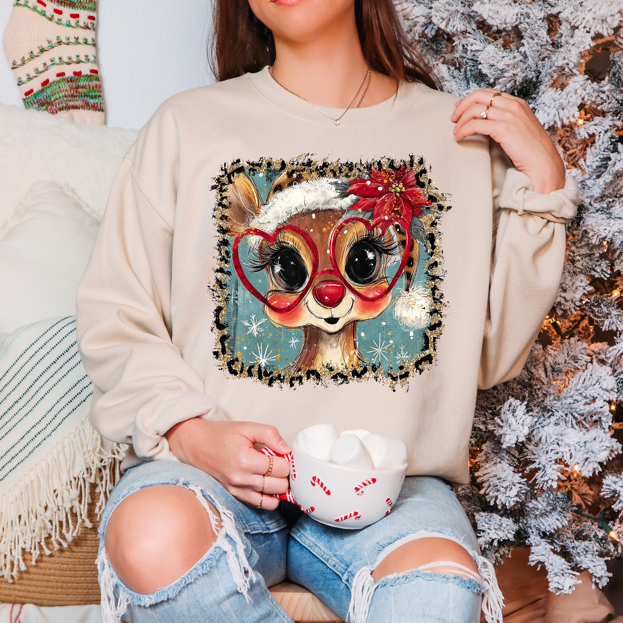 Cute Doodle Reindeer