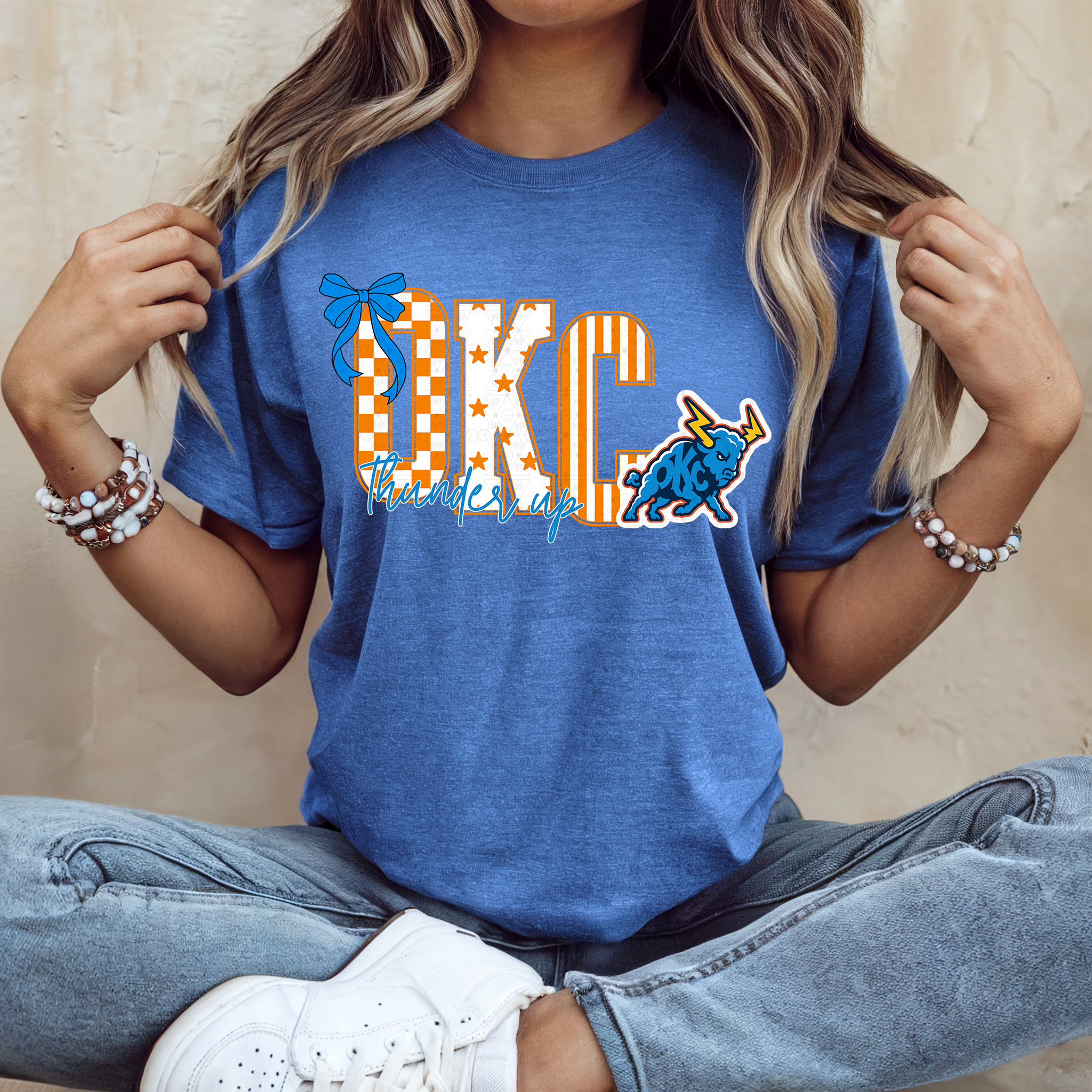 Preppy OKC Thunder Up