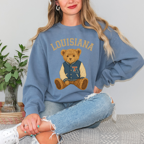 Load image 1 in gallery view. Vintage Louisiana Tech Bear