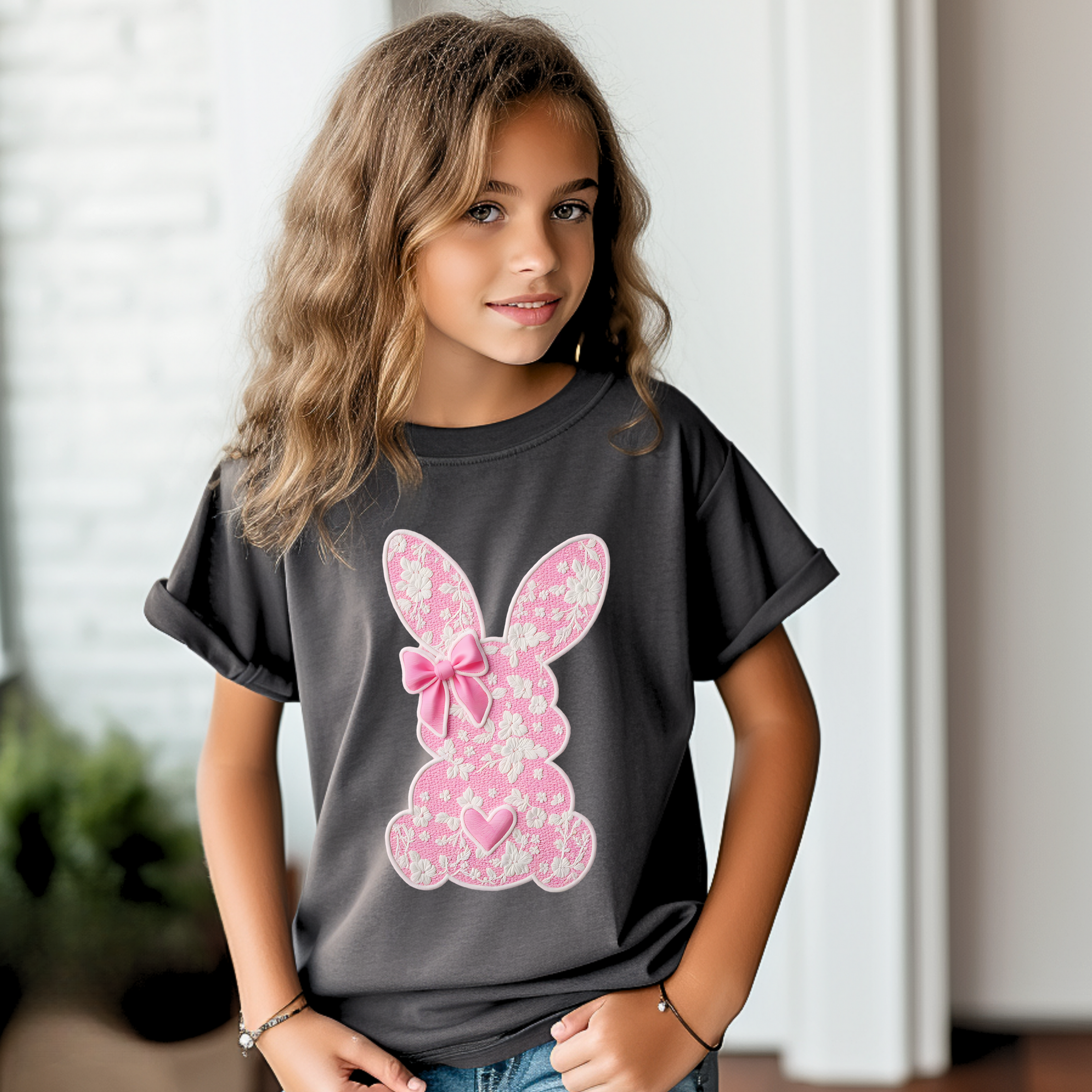 Pink Lace Bunny