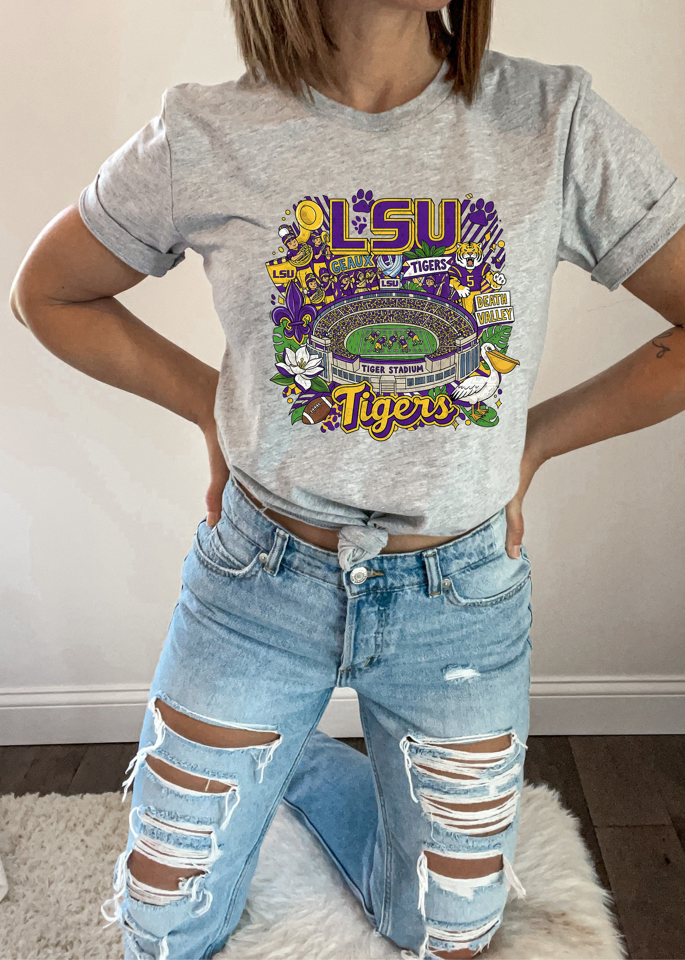 Louisiana Whimsical Collage