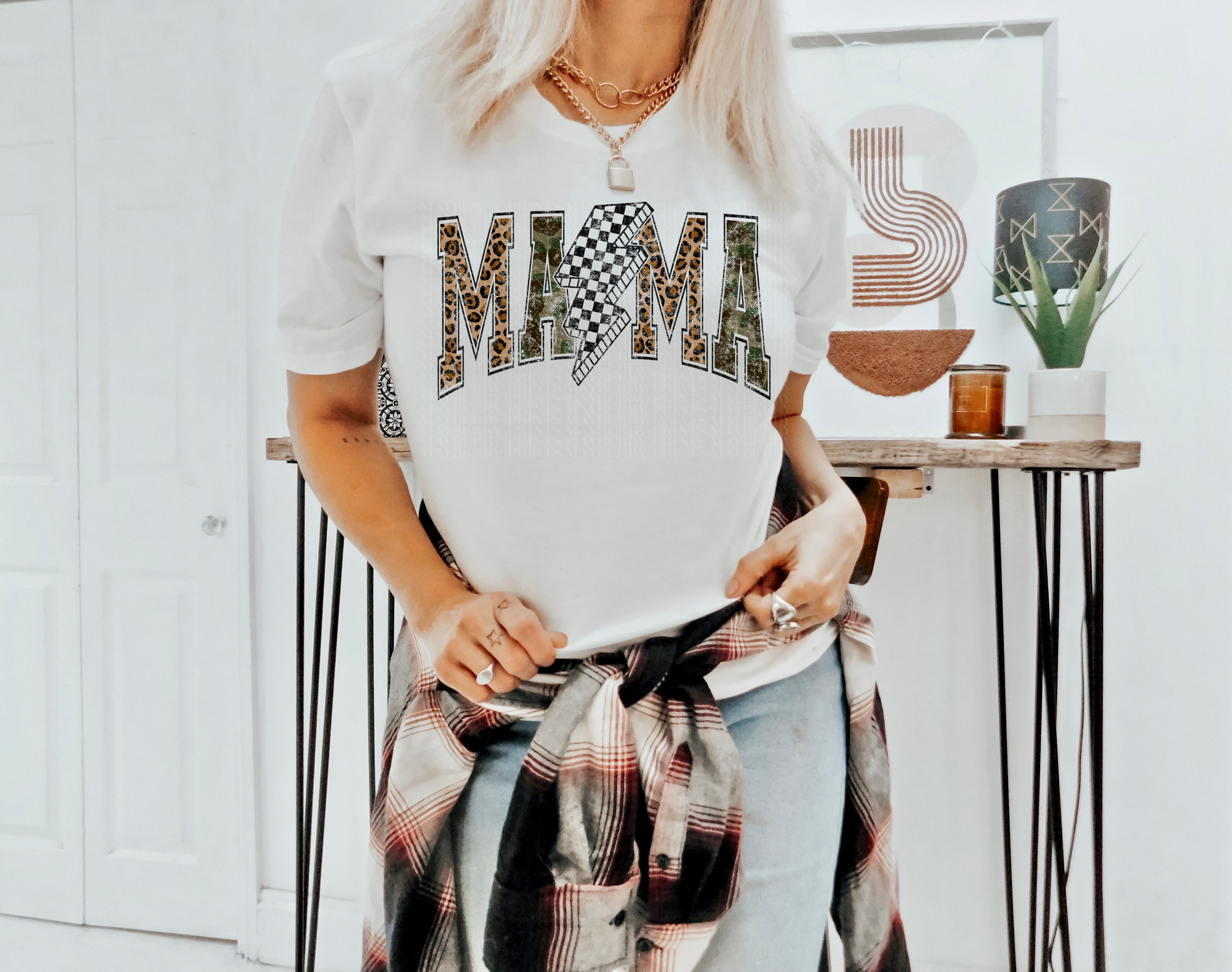 Leopard and Camo Mama