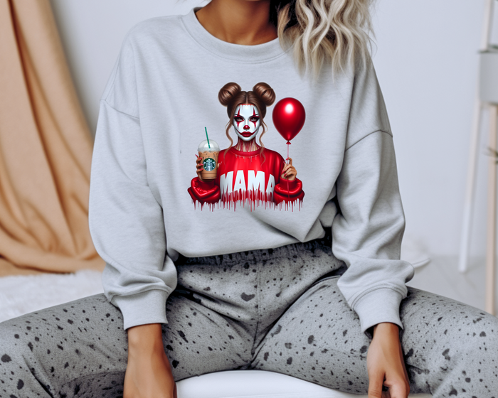 Halloween Clown Mama