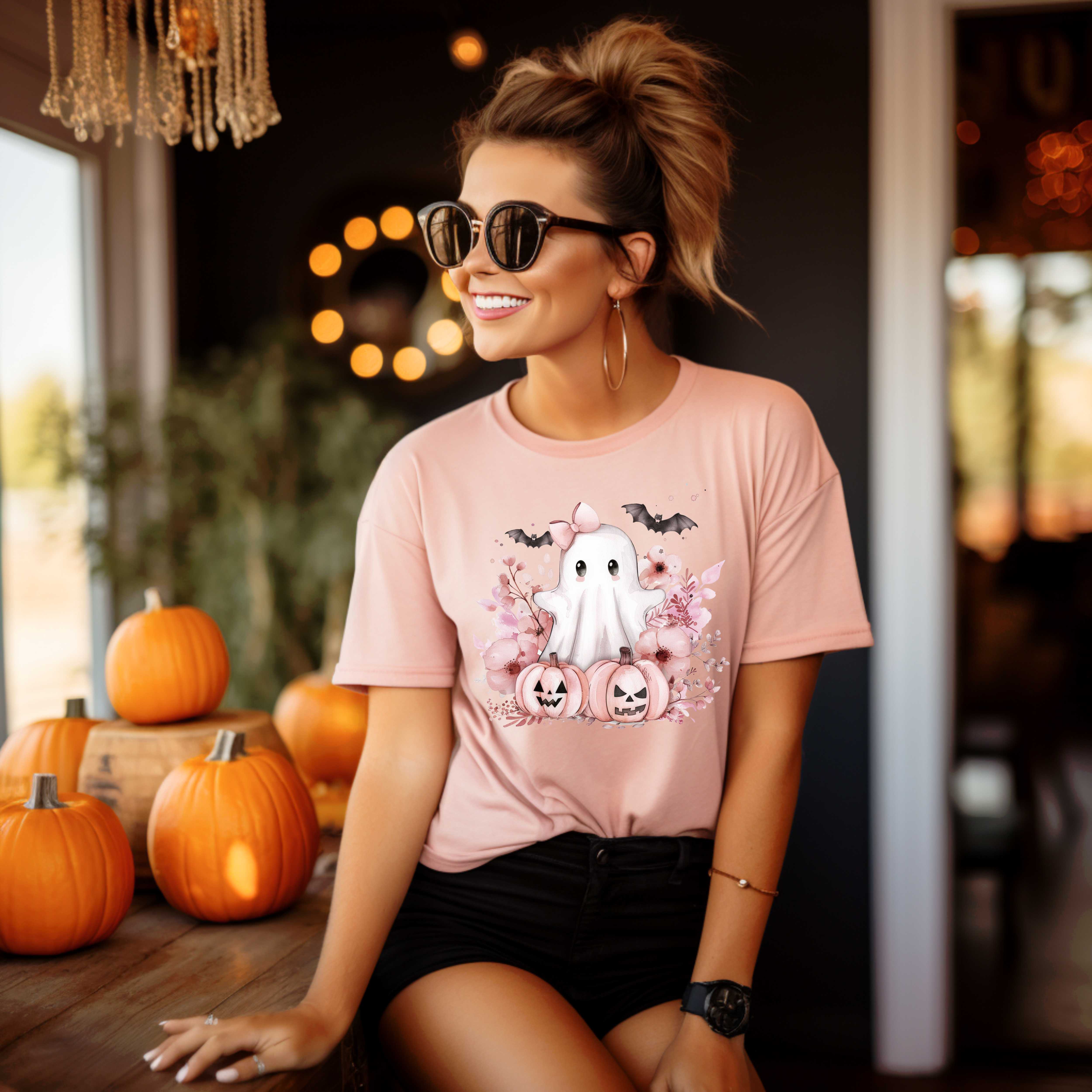 Cute Pink Ghost
