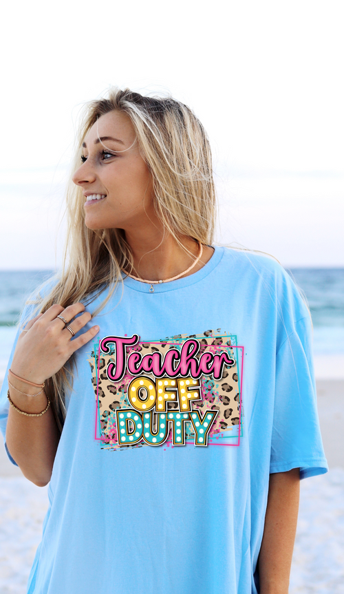 Load image 1 in gallery view. Teacher Off Duty Leopard