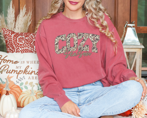 Load image 1 in gallery view. Camo Cozy Season