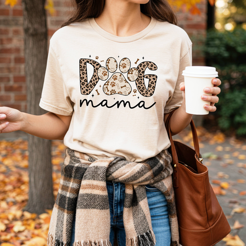 Load image 1 in gallery view. Leopard Dog Mama