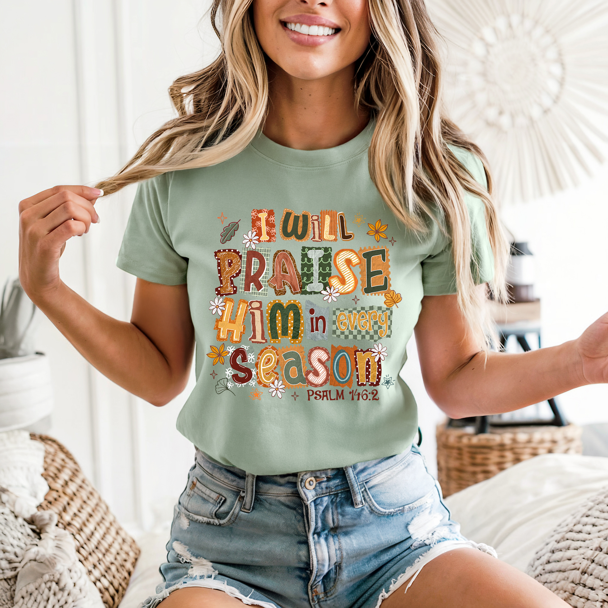 Retro I Will Praise Him In Every Season