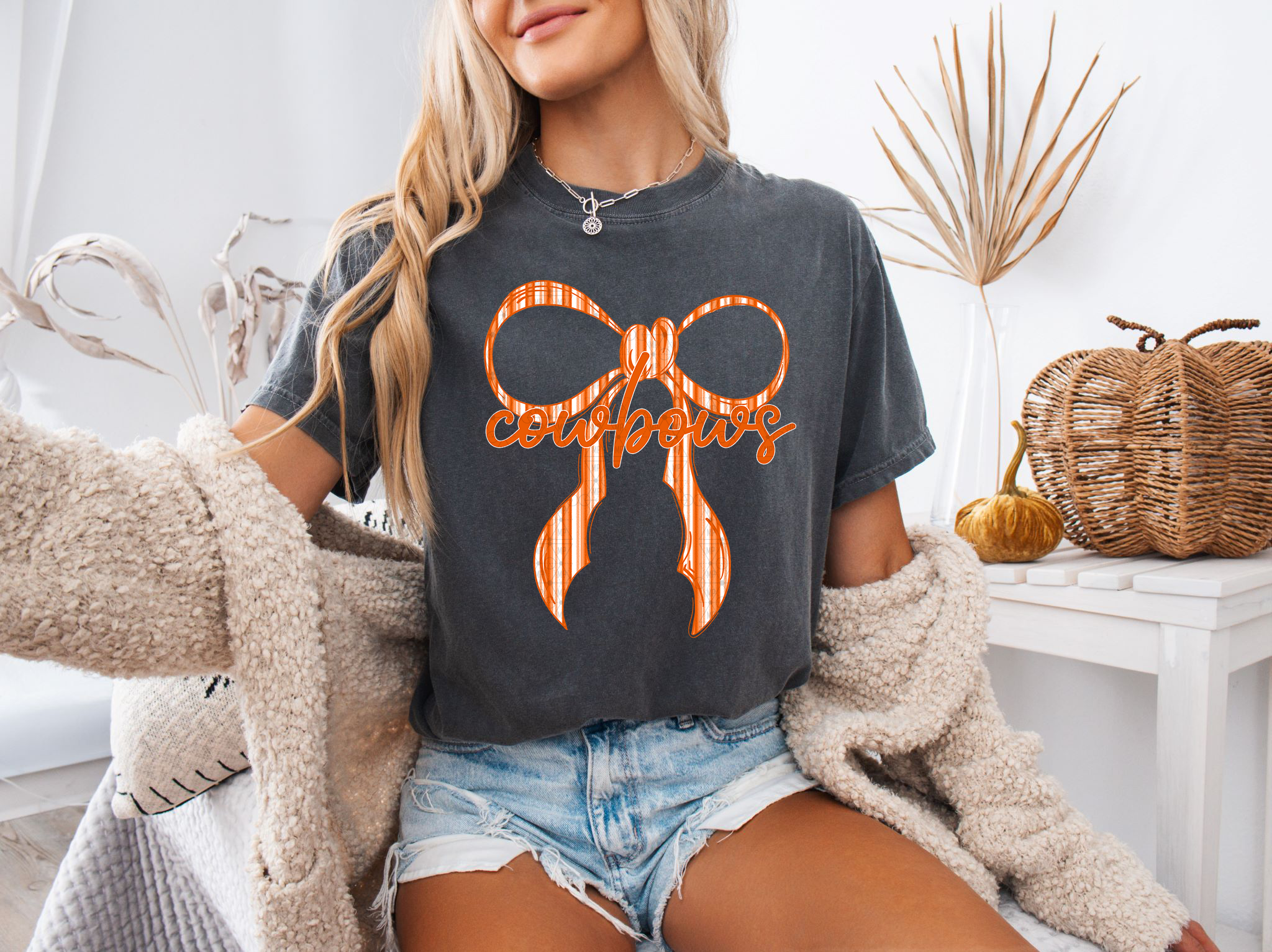 Preppy Cowboys Bow