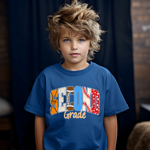 Load image 1 in gallery view. Sporty Second Grade