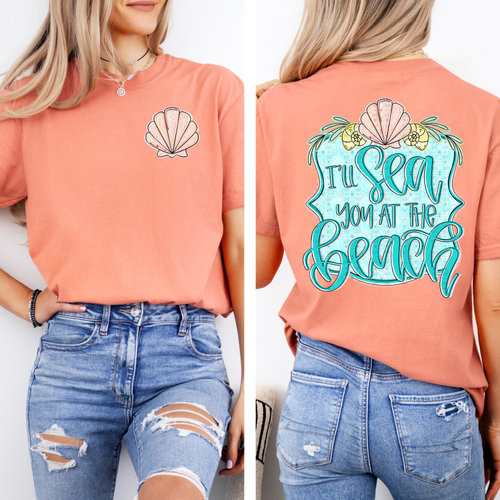 Load image 1 in gallery view. I'll Sea You At The Beach