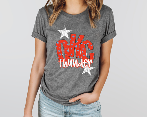 Load image 1 in gallery view. Funky OKC Thunder