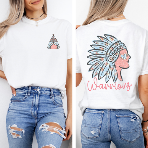 Load image 1 in gallery view. Preppy Floral Warriors