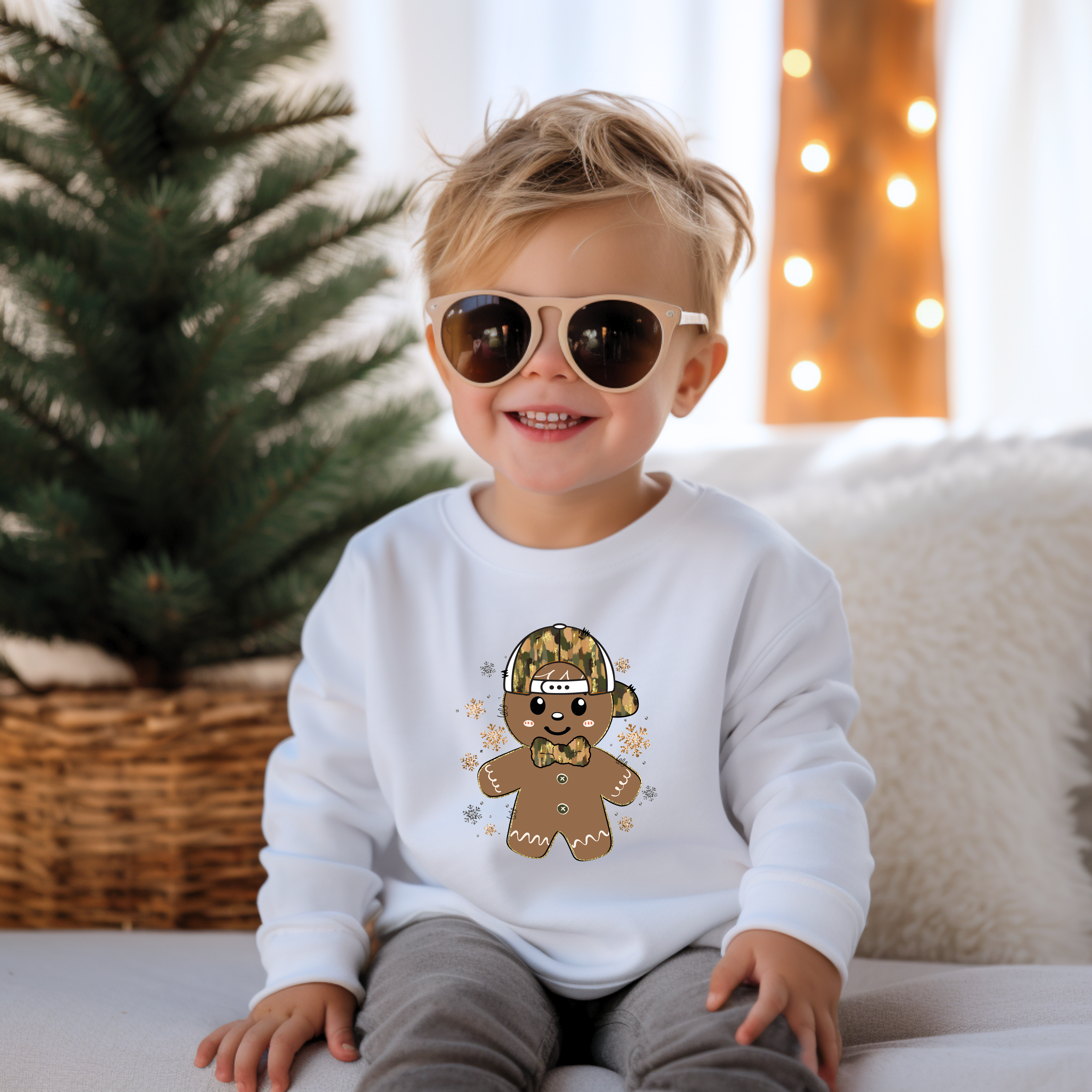 Camo Gingerbread Boy