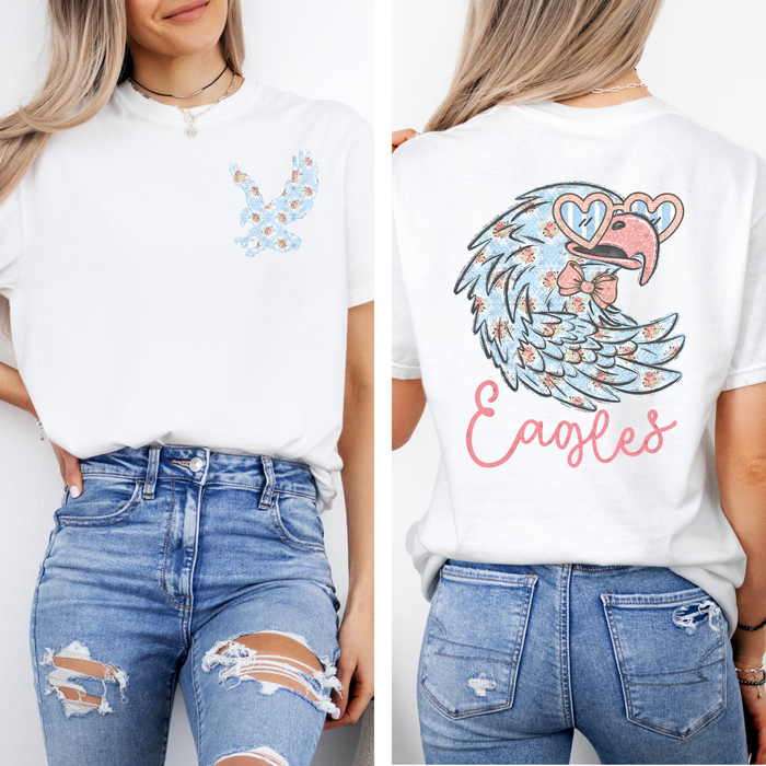 Preppy Floral Eagles