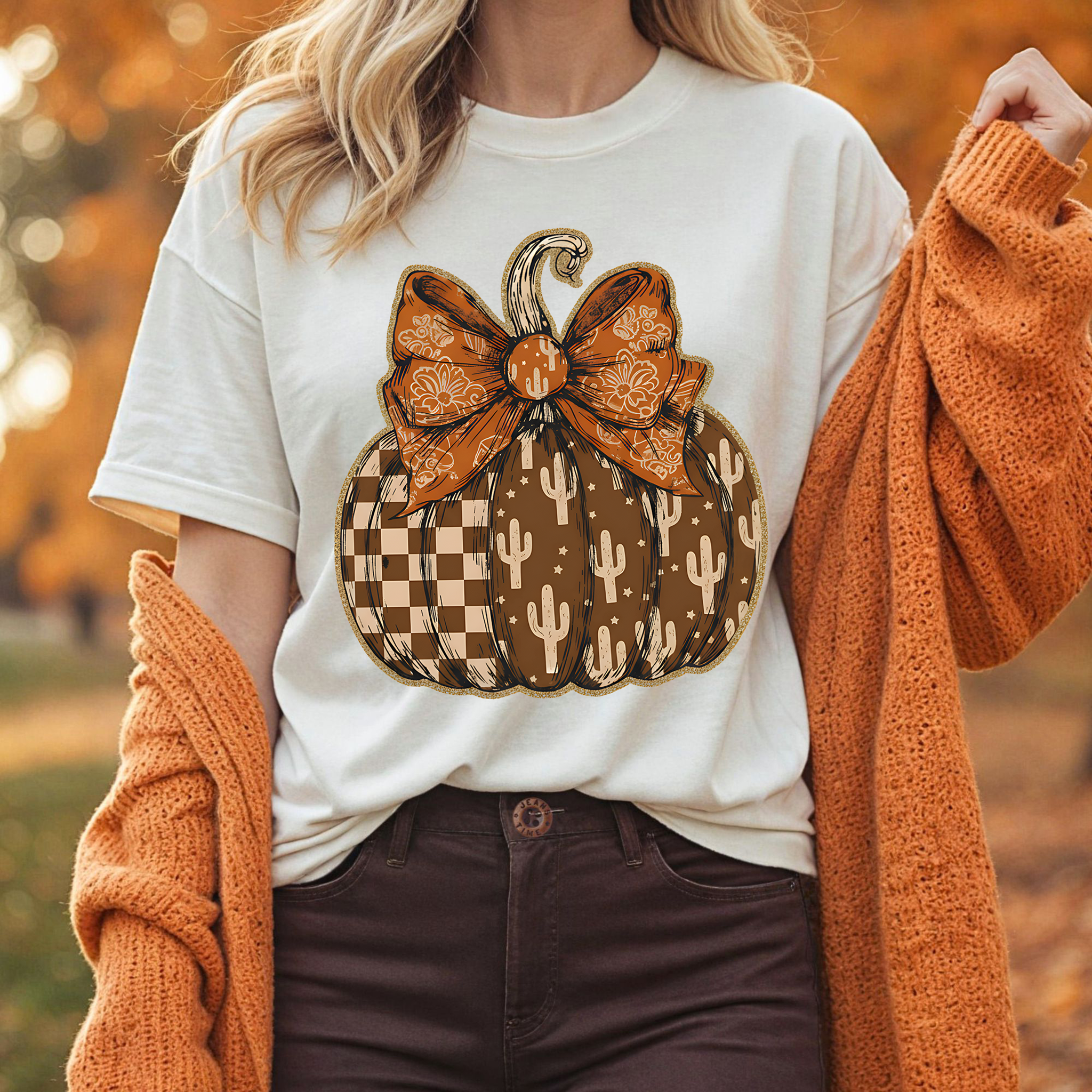 Boho Western Pumpkin