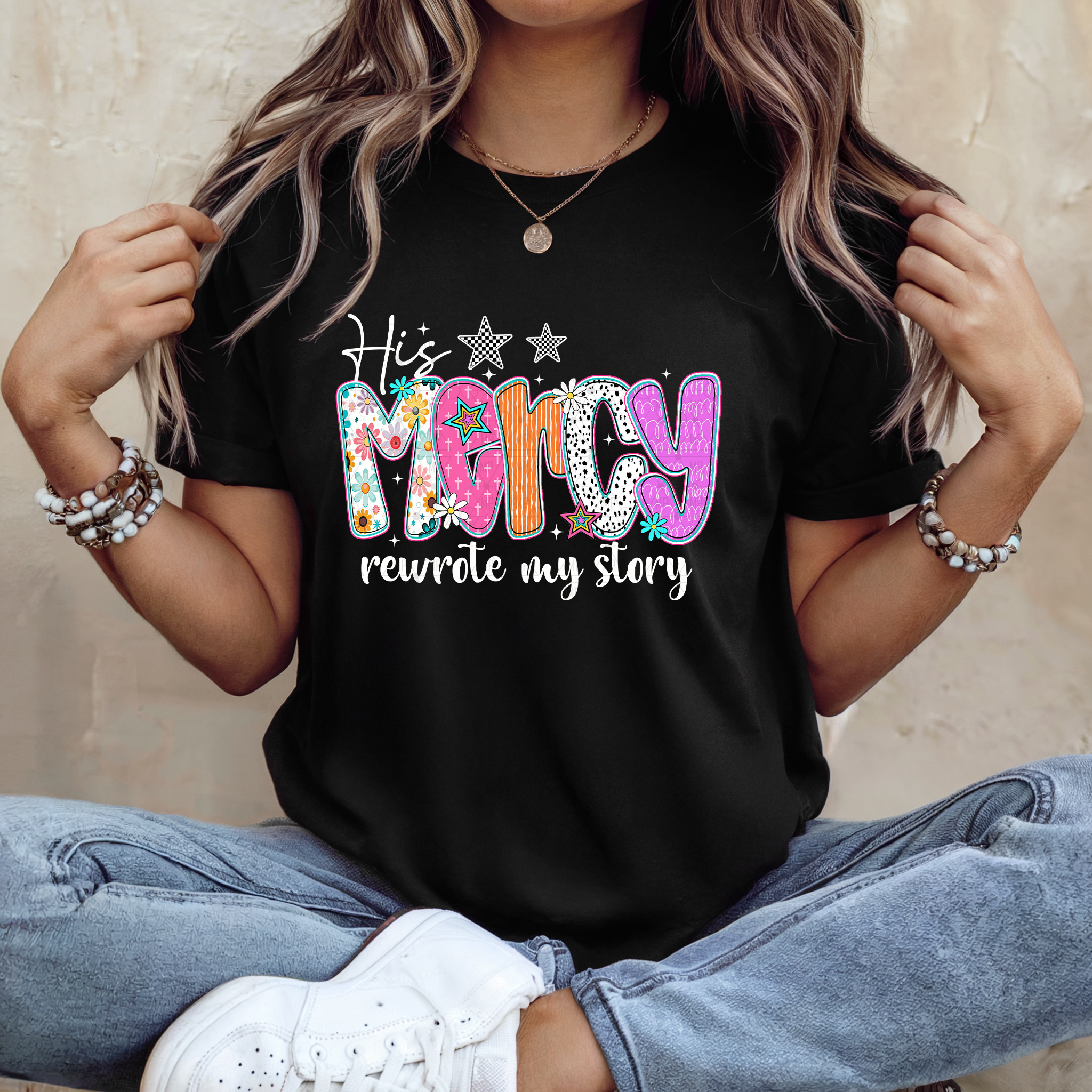 Retro His Mercy Rewrote My Story