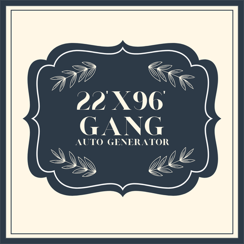 Load image 1 in gallery view. 22" x 96" Gang Sheet Auto Generate Builder