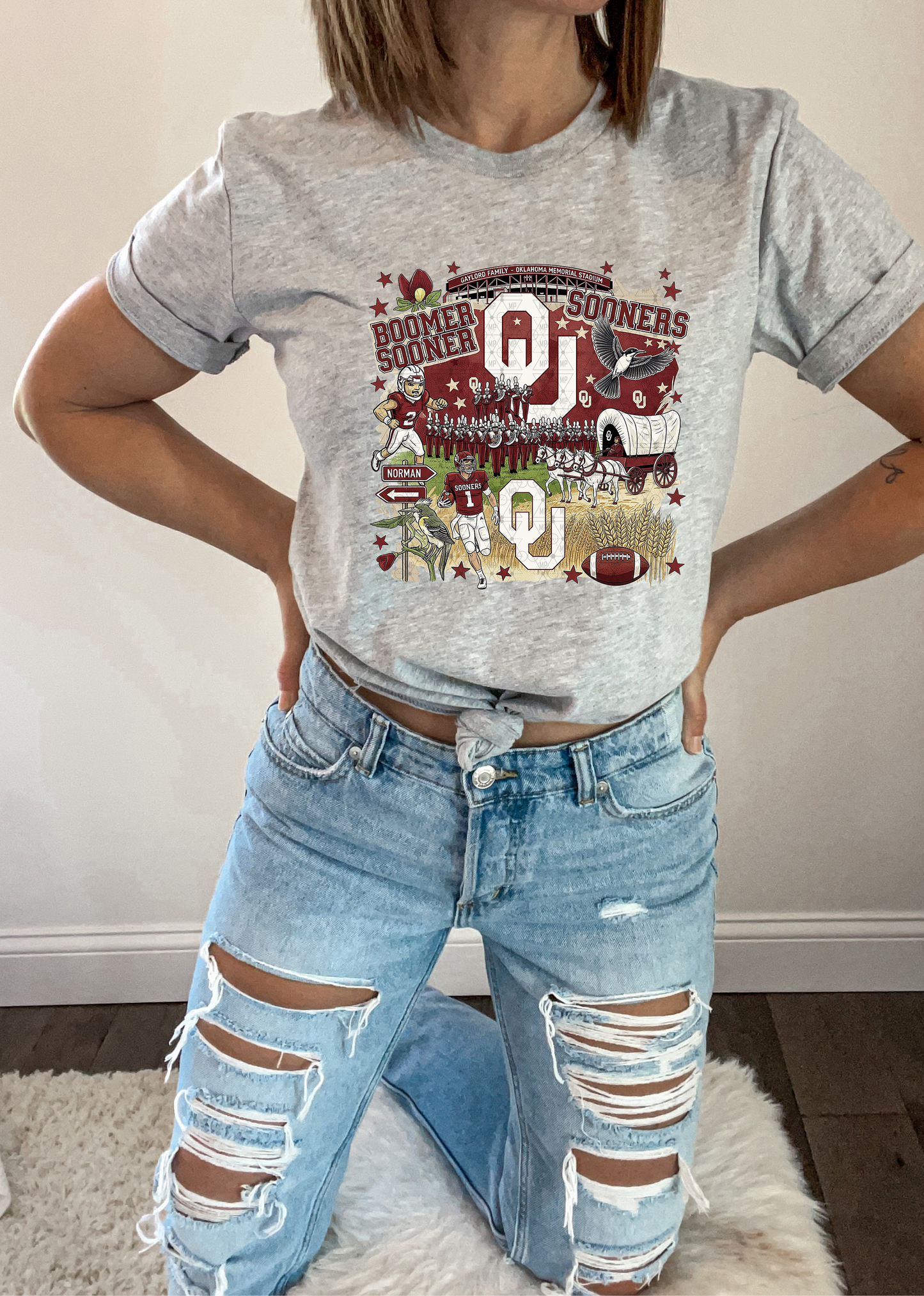 Oklahoma Whimsical Collage