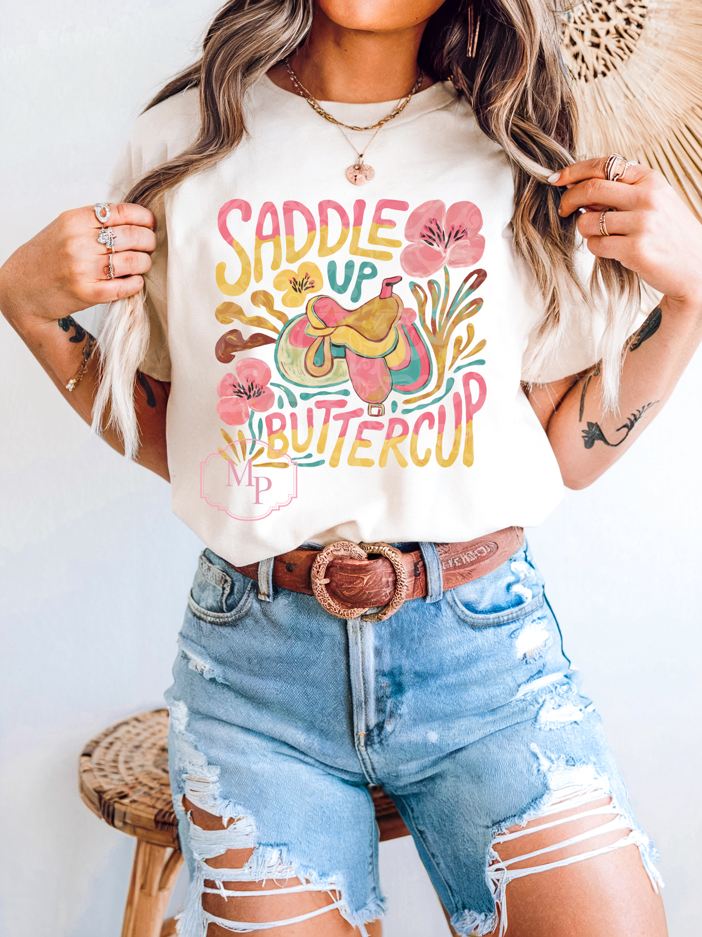 Boho Saddle Up Buttercup