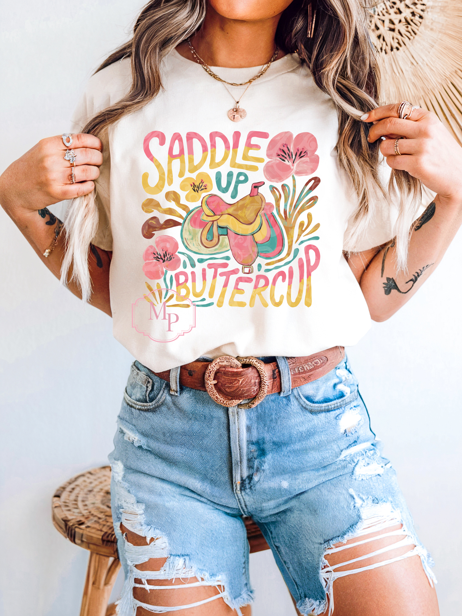 Boho Saddle Up Buttercup