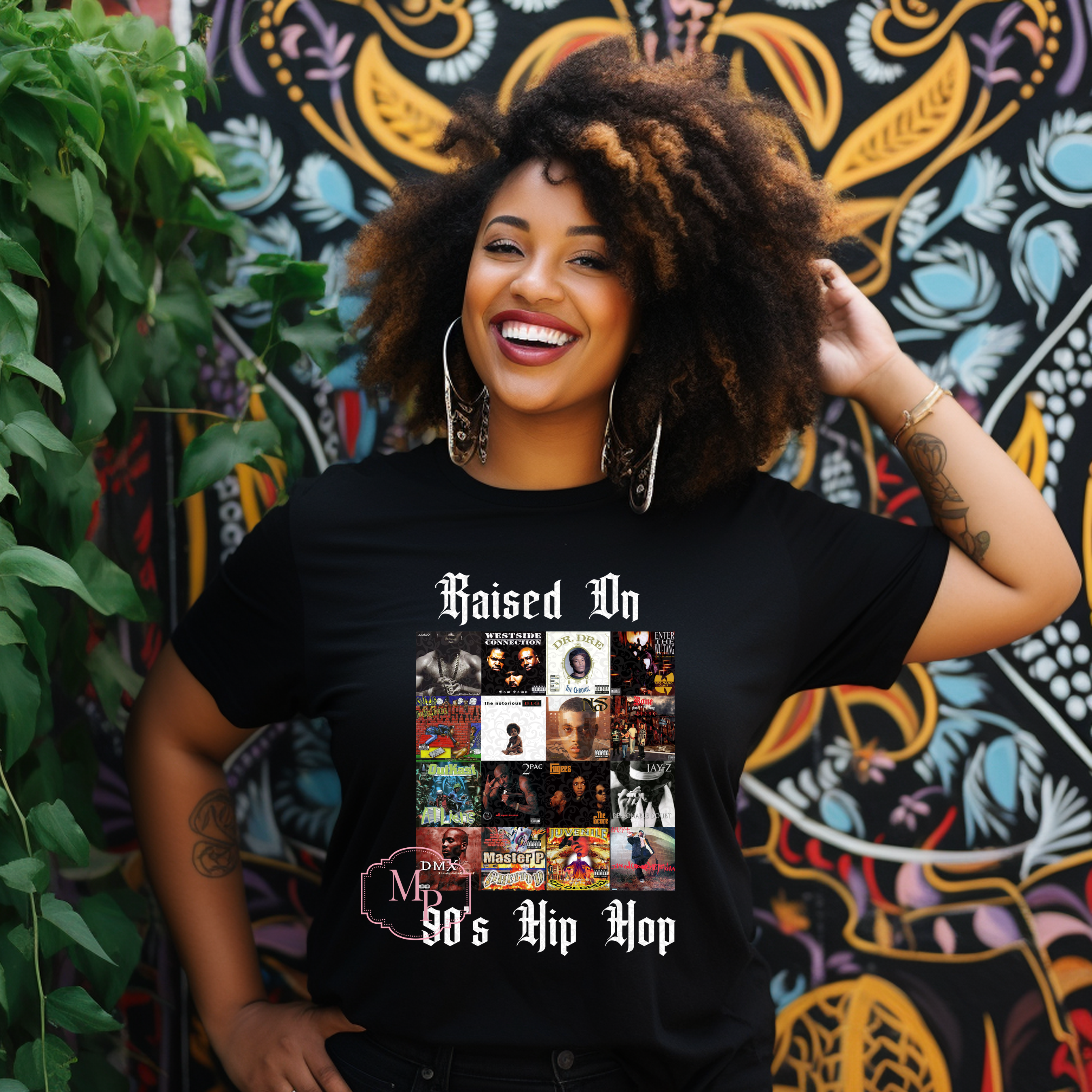 Raised On 90's Hip Hop - White