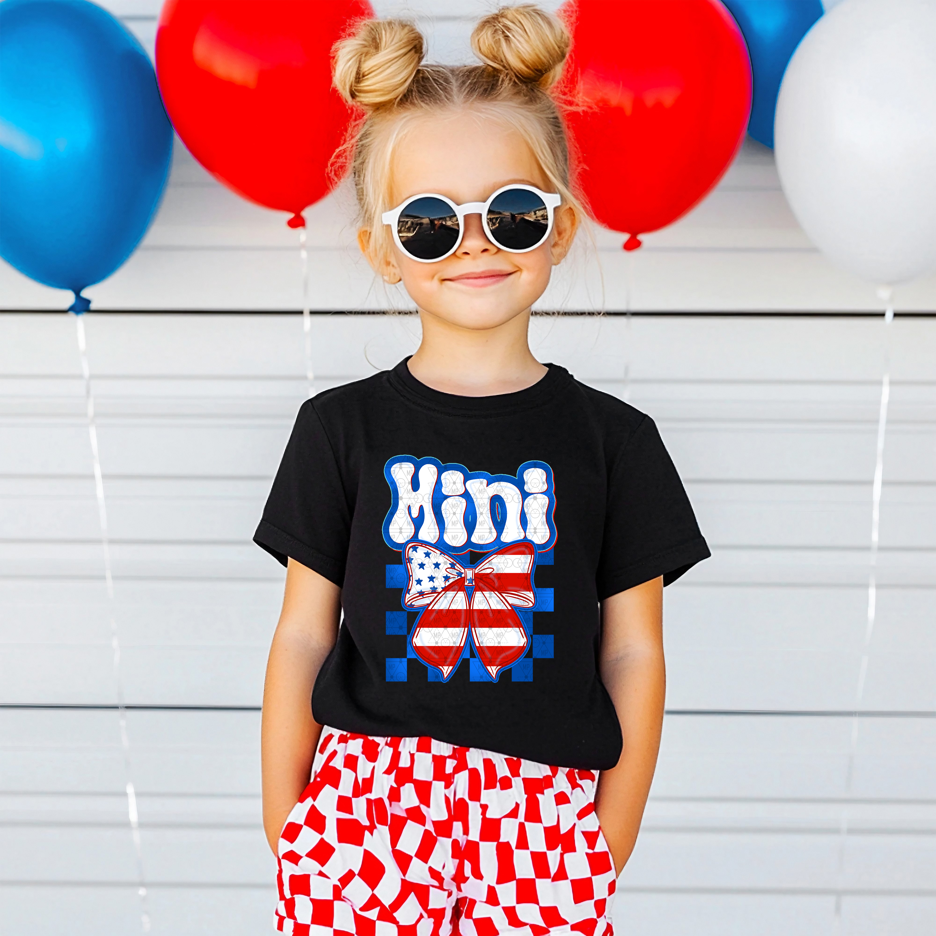 Checkered Mini Red/White/Blue