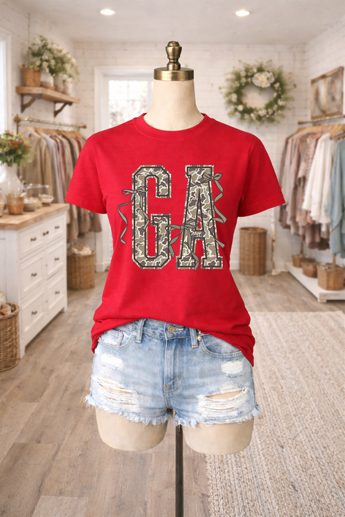 Load image 1 in gallery view. Camo and Bows Georgia