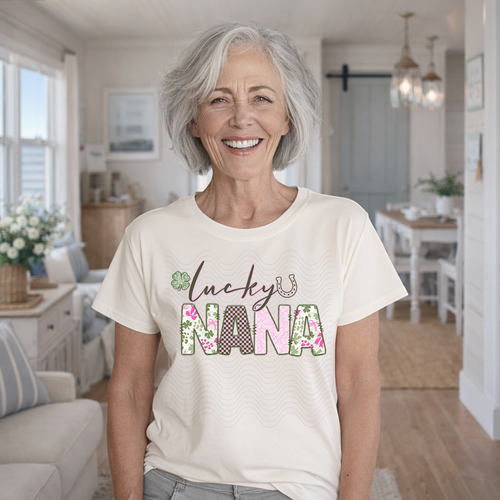 Load image 1 in gallery view. Lucky Nana Pink/Green